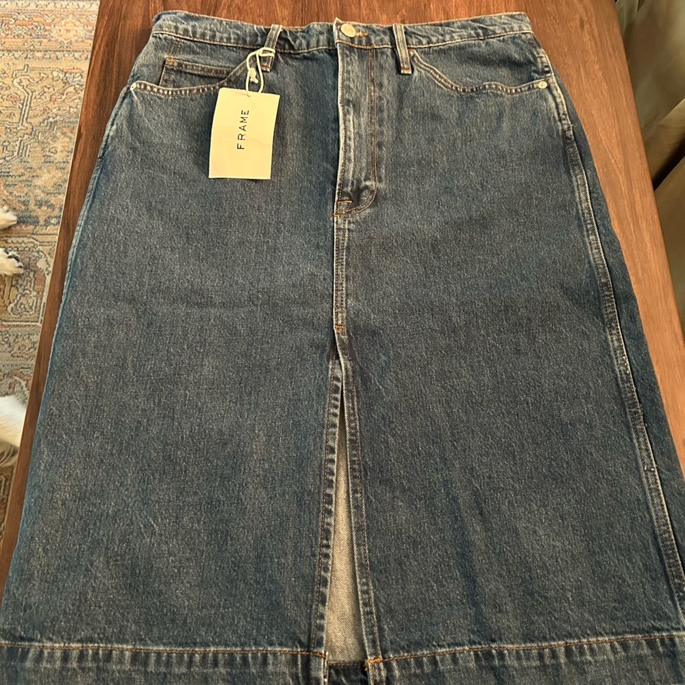 FRAME Denim Skirt